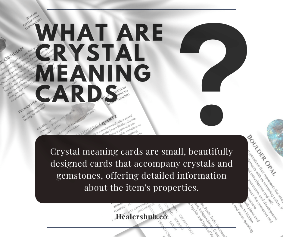 What are Crystal Meaning Cards