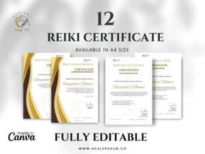 Advanced Reiki Level Certificate