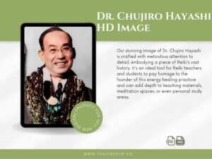 Dr. Chujiro Hayashi: Reiki Founder HD Image 5 4 1 scaled Welcome to our reiki Journey through the history of Reiki with our exclusive digital art piece, inspired by the life and teachings of Dr. Chujiro Hayashi, the Grand Master and Founder of Reiki. Perfect for practitioners, educators, and enthusiasts, this digital masterpiece encapsulates the essence of Reiki's founding principles.