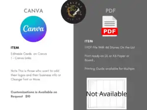 46 Editable and printable zodiac signs Meaning cards 4 il 1140xN.4165383533 t6wq 46 Editable and printable zodiac signs cards are an excellent addition to your store! You may use them as zodiac sign wall art, crystal meaning cards, crystal packaging inserts, jewelry display cards, necklace or earring packaging inserts, or to make personalized crystal kits for your business! All of our products are immediate downloads, which means you pay less, don't pay shipping costs, and get your product right away!