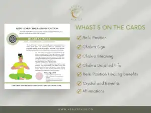 il 1140xN.4775396950 py5q Self Healing Reiki Hand Position Reference Cards - Transform your Reiki practice with our 7 Chakras Self Healing Reiki Hand Position Reference Cards! Crafted with the utmost care and guided by Reiki masters and practitioners, these cards are the perfect tool for Reiki professionals and those who enjoy self Reiki to better understand each Reiki hand pose.