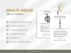 il 1140xN.4777789420 lfb3 7 Reiki Symbols Meaning Cards , Usui Reiki Symbols, Editable Reiki Symbol Cards, Reiki Healing Cards - This digital product includes 7 Editable Reiki Symbol Cards, each featuring a beautiful cover image and a short description of the symbol, its meaning, and how to draw it. You will also receive a social media call to action exit card, allowing you to share the symbols with others on Instagram or other social media platforms.