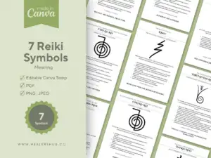 7 Reiki Symbols Meaning Cards , Usui Reiki Symbols Printables