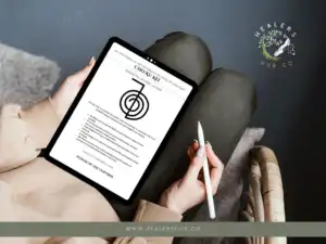 il 1140xN.4826056561 dfdk 7 Reiki Symbols Meaning Cards , Usui Reiki Symbols, Editable Reiki Symbol Cards, Reiki Healing Cards - This digital product includes 7 Editable Reiki Symbol Cards, each featuring a beautiful cover image and a short description of the symbol, its meaning, and how to draw it. You will also receive a social media call to action exit card, allowing you to share the symbols with others on Instagram or other social media platforms.