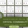Digital Crystal Compatibility Card Set: 80 Editable Cards on Canva, Powerful Crystal Pairings for Spiritual Growth, Emotional Balance, & Energy Boosting , Customize your Crystal Compatibility Card Set using Canva's user-friendly interface, and print or share your cards digitally. Boost your spiritual toolkit with the Digital Crystal Compatibility Card Set and experience the transformative power of harmonious crystal energy. Order your editable Canva template today and begin your journey of crystal discovery and personal growth!