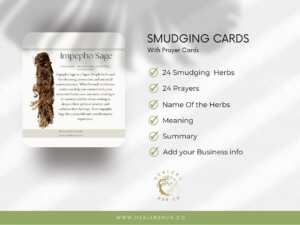 il 1140xN.4914188197 m5si Smudging & Prayer Cards Set - Spiritual Cleansing Herbs Guide, Sacred Rituals, Inspiring Prayers, Personal Growth, Unique Gift Idea - Our smudging cards feature detailed information on various herbs and plants traditionally used in smudging rituals, including Pine, White Sage, Blue Sage Smudge, Black Sage Smudge and more