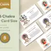 Chakra Card Set - Printable PDF & Canva Template