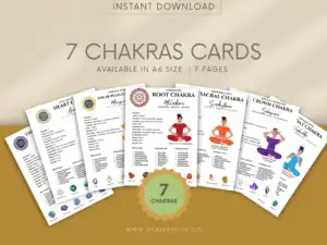 il 1140xN.4932147846 1156 Chakras Reiki Cards - Digital Download Guide for Balancing 7 Chakras, Reiki & Meditation Tool, Spiritual Healing Resource -Whether you're a beginner seeking to understand the basic principles of chakras or a seasoned practitioner aiming to deepen your knowledge, these cards can help. They guide you in identifying if your chakras are blocked, balanced, or overactive, offering tangible solutions to restore equilibrium.