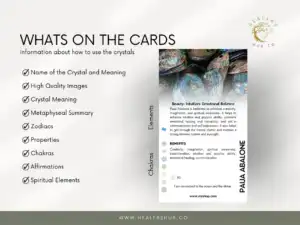 il 1140xN.4964745838 9dp3 500 Crystal Meaning Textable ,Editable and Printable Cards With Images For Personal use and Crystal Shops. Introducing the 500 Textable, Editable and Printable Crystal Meaning Cards – the ultimate resource for crystal enthusiasts, collectors, and shop owners.