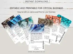 il 1140xN.4964746296 aoef 500 Crystal Meaning Textable ,Editable and Printable Cards With Images For Personal use and Crystal Shops. Introducing the 500 Textable, Editable and Printable Crystal Meaning Cards – the ultimate resource for crystal enthusiasts, collectors, and shop owners.