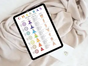il 1140xN.4982039546 t2es Chakras Mudra Guide | Symbolism, Poses, Attributes, Mudras, More| Printable PDF in A4, A3, ,A0 Sizes Curious about how chakras and Mudras (hand gestures) can bring more balance into your life? Our Chakra Mudra Guide is your invitation to explore this beautiful connection. Available in three printable sizes (A4, A3, A0), it's like having a wise and gentle teacher right at your fingertips and easy to print at home . &nbsp;