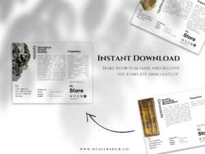 Customizable Crystal Cards with Images - Canva Templates, PDFs, JPEGs - For Personal Use or Crystal Shops