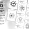 32 Reiki Session Grid Bundle | Comprehensive Collection of Healing Grids | Chakras, Flower of Life, Kabbalah, Tree of Life, Seed of Life