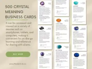 The Ultimate Crystal Companion: 500 Crystal Meaning Cards for Crystal Shops