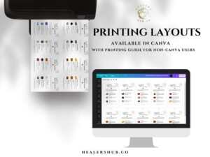 28 Chakras and Crystals Cards Set: Editable, Printable, Chakra Affirmations Crystal Meaning, Canva & PDF Formats