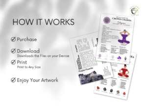 il 1140xN.5265867329 khrt 28 Chakras and Crystals Cards Set: Editable, Printable, Chakra Affirmations Crystal Meaning, Canva & PDF Formats Unlock the transformative power of chakras and crystals with our meticulously designed digital cards set. Delve deeper into spiritual insight, using cards that are not only visually captivating but also fully customizable to resonate with your unique energy.