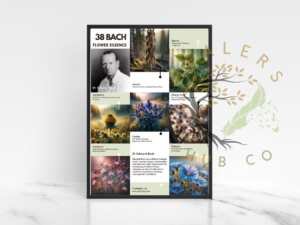 il 1140xN.5507619484 qy6z Bach Flower Essence Charts - Digital Download, Healing Traits, Emotional Balancing, Printable PDF & JPG, Canva Template - Discover the healing power of nature with our beautifully crafted Bach Flower Essence Charts. Designed to guide you through the transformative journey of Bach flower remedies, these charts are perfect for practitioners, students, and anyone interested in holistic wellness.