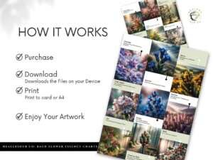 il 1140xN.5507620788 n3lb Bach Flower Essence Charts - Digital Download, Healing Traits, Emotional Balancing, Printable PDF & JPG, Canva Template - Discover the healing power of nature with our beautifully crafted Bach Flower Essence Charts. Designed to guide you through the transformative journey of Bach flower remedies, these charts are perfect for practitioners, students, and anyone interested in holistic wellness.