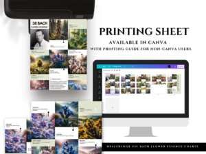 il 1140xN.5507620832 iien Bach Flower Essence Charts - Digital Download, Healing Traits, Emotional Balancing, Printable PDF & JPG, Canva Template - Discover the healing power of nature with our beautifully crafted Bach Flower Essence Charts. Designed to guide you through the transformative journey of Bach flower remedies, these charts are perfect for practitioners, students, and anyone interested in holistic wellness.