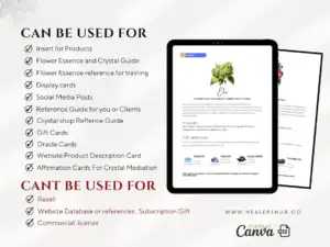 il 1140xN.5511748192 jawp Bach Flower Cards with Crystals, Bach Flower Essence Crystal, Aromatherapy, and Homeopathy - Editable & Printable |Bach Remedy Healing Cards 🌸 Discover the Power of Bach Flowers & Crystals: Dive into our unique collection of 38 digital Bach Flower Cards, each thoughtfully paired with 3 corresponding crystals.