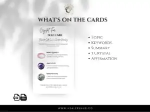 il 1140xN.5556468726 hmta Unlock Emotional Wellness with 52 Digital Crystal Kit Cards – Editable & Printable Transform your emotional wellbeing with this comprehensive and visually stunning digital crystal collection. Designed for personal growth, meditation, and therapy support, these 52 cards offer guidance and inspiration for your healing journey.
