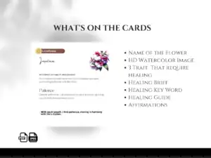 il 1140xN.5556642871 opxp Bach Flower Remedy Cards 1080 - Healing Traits Reference- Printable PDF , Canva Template , Social media post - Emotional Balance - Discover Inner Harmony with Bach Flower Remedy Cards - Your Essential Guide to Emotional Well-being [Healing Traits, Balancing Guidance, Affirmations]