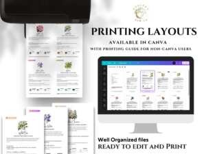 il 1140xN.5559868703 6eo2 Bach Flower Cards with Crystals, Bach Flower Essence Crystal, Aromatherapy, and Homeopathy - Editable & Printable |Bach Remedy Healing Cards 🌸 Discover the Power of Bach Flowers & Crystals: Dive into our unique collection of 38 digital Bach Flower Cards, each thoughtfully paired with 3 corresponding crystals.