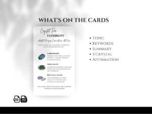 Crystals for Mindset Cards