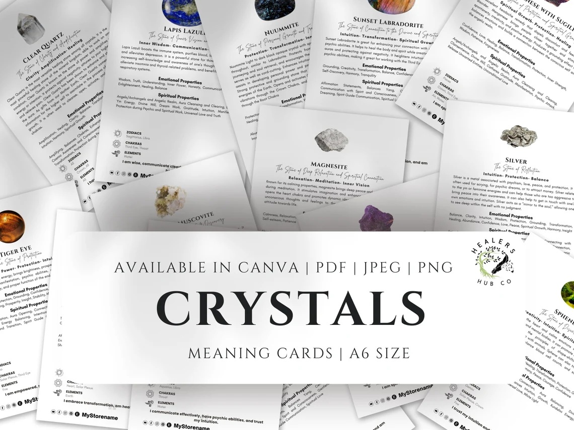 Crystal Meaning Cards - This guide delves into the enchanting realm of Crystal Meaning Cards, offering a roadmap to understanding and harnessing the unique vibrations of each crystal.