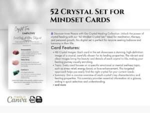 il 1140xN.5666423041 lj51 Enhance your business or personal crystal journey with our exclusive 52 Crystals for Mindset Cards , Mental Wellbeing Crystal Cards. This second volume from Healers Hub CO is a transformative tool for anyone passionate about crystal healing and energy work.