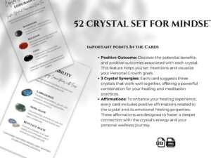 il 1140xN.5666423045 exuj Enhance your business or personal crystal journey with our exclusive 52 Crystals for Mindset Cards , Mental Wellbeing Crystal Cards. This second volume from Healers Hub CO is a transformative tool for anyone passionate about crystal healing and energy work.