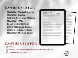 il 1140xN.5677999804 bo72 <h2>8 Element Guided Meditation Scripts Bundle - Mindfulness & Spiritual Healing PDFs - Earth, Air, Fire, Water, and More -</h2> <p data-sourcepos="5:1-5:210">Are you seeking a deeper connection with the natural world and your own spirit? Feel the raw, transformative energy of the elements flow through you with our exclusive "8 Elements Guided Meditation Scripts.</p>