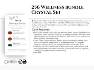 il 1140xN.5679718854 6dda Are you intrigued by the world of crystals and their potential for healing, personal development, and a deeper spiritual connection? The 256 Crystal Kit Card Bundle is your comprehensive guide to unlocking the power of these natural wonders. Packed with beautifully designed cards and insightful information, this bundle has everything you need to deepen your crystal practice or start a transformative new journey. &nbsp;
