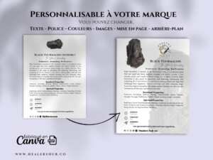 il 1140xN.5693363172 9n2k Cartes de Signification de Cristaux à Éditer et Imprimer avec Images | Propriétés Métaphysiques, Chakras, et Zodiacs  Découvrez notre collection exclusive de 700 cartes de cristal, à la fois éditables et imprimables, conçues spécialement pour les passionnés de spiritualité et de bien-être. Chaque carte est une invitation à explorer les pouvoirs mystiques et les bienfaits des cristaux.