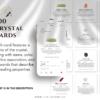 700 Editable Crystal Meaning Cards – Enhance Your Crystal Knowledge & Social Media Reach