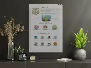 il 1140xN.5823949770 hbqf Zodiac Crystal Charts, Set of 12 Fully Editable & Printable Astrology Crystals, Zodiac with Birthstones, zodiac crystals, star sign Charts - Discover the cosmic connection between your zodiac sign and the healing world of crystals with our Zodiac Birthstone Charts. This exquisite set of 12 charts offers a unique blend of astrology and crystal healing, tailored to each star sign. Each guide is fully editable and printable, allowing you to personalize your journey with the stars and stones.